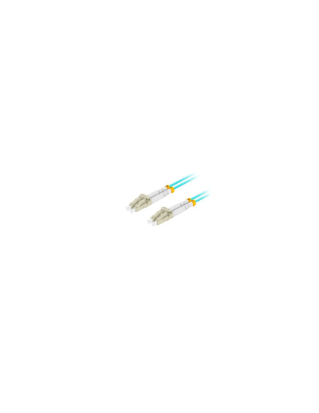 Lanberg FO-LULU-MD31-0050-TQ cable de fibra optica 5 m LC/UPC OM3 Color aguamarina