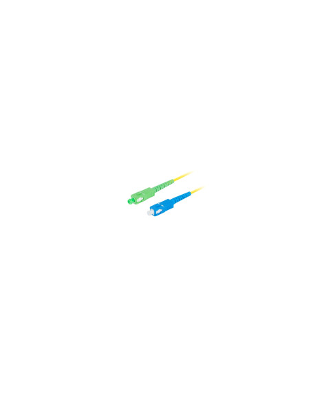 Lanberg FO-SASU-SS21-0030-YE cable de fibra optica 3 m SC/APC SC/UPC G.657.A1 Amarillo