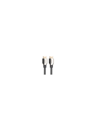 Lanberg CA-HDMI-30CU-0010-BK cable HDMI 1 m HDMI tipo A (Estándar) Negro, Plata