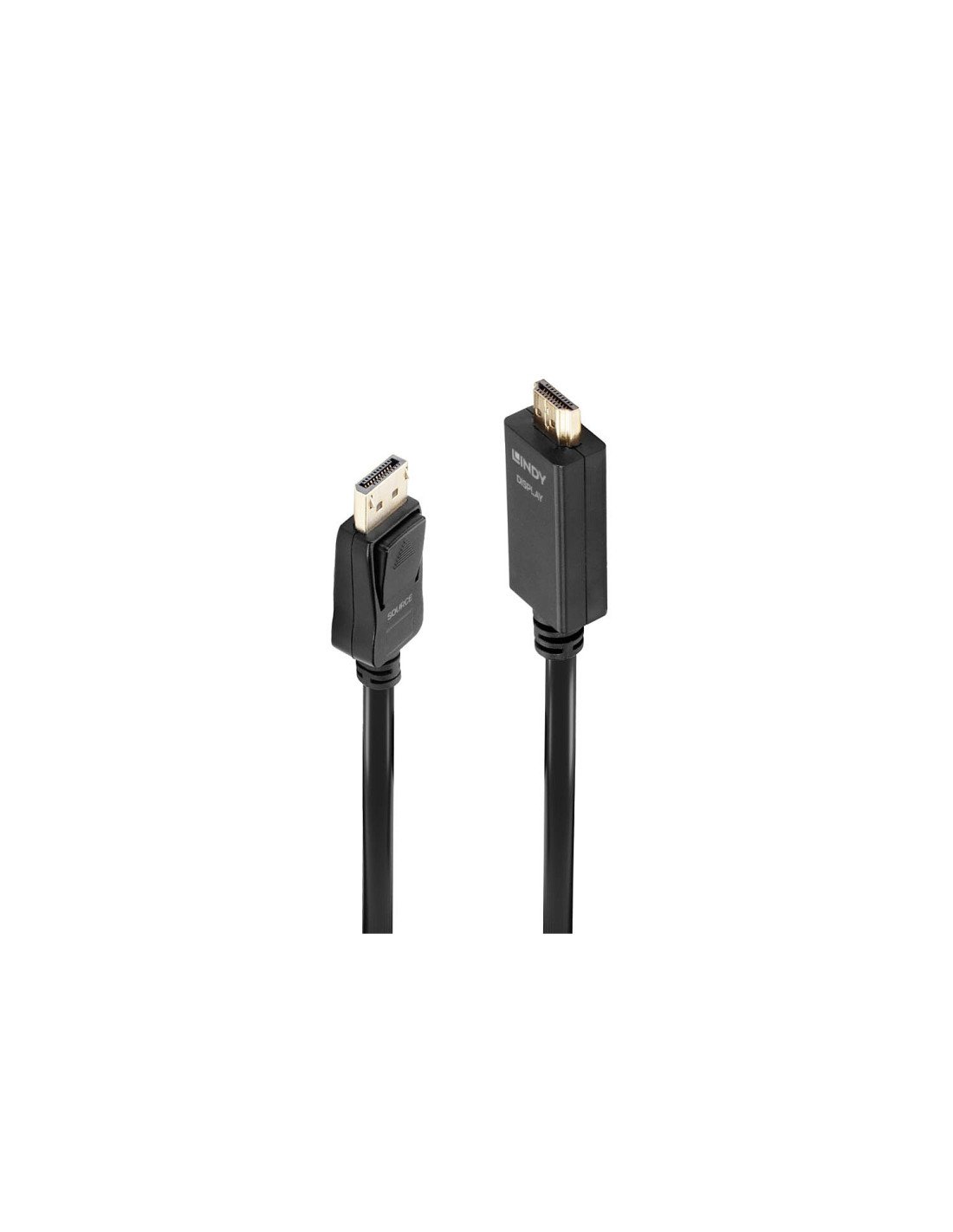 Lindy 36922 adaptador de cable de vÍ­deo 2 m DisplayPort HDMI tipo A (Estándar) Negro