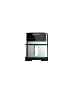 Cecotec 04984 freidora Sencillo 8 L Independiente 1800 W Freidora baja en grasa Negro, Acero inoxidable