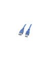 Lanberg CA-US3E-10CC-0030-B cable USB 3 m USB A Azul