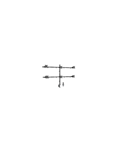 Equip Soporte articulado de sobremesa para 6 monitores de 17"-32