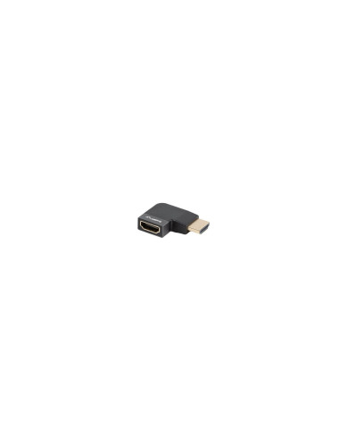 Lanberg AD-HDMI-10 adaptador de cable de vídeo HDMI tipo A (Estándar) Negro, Plata