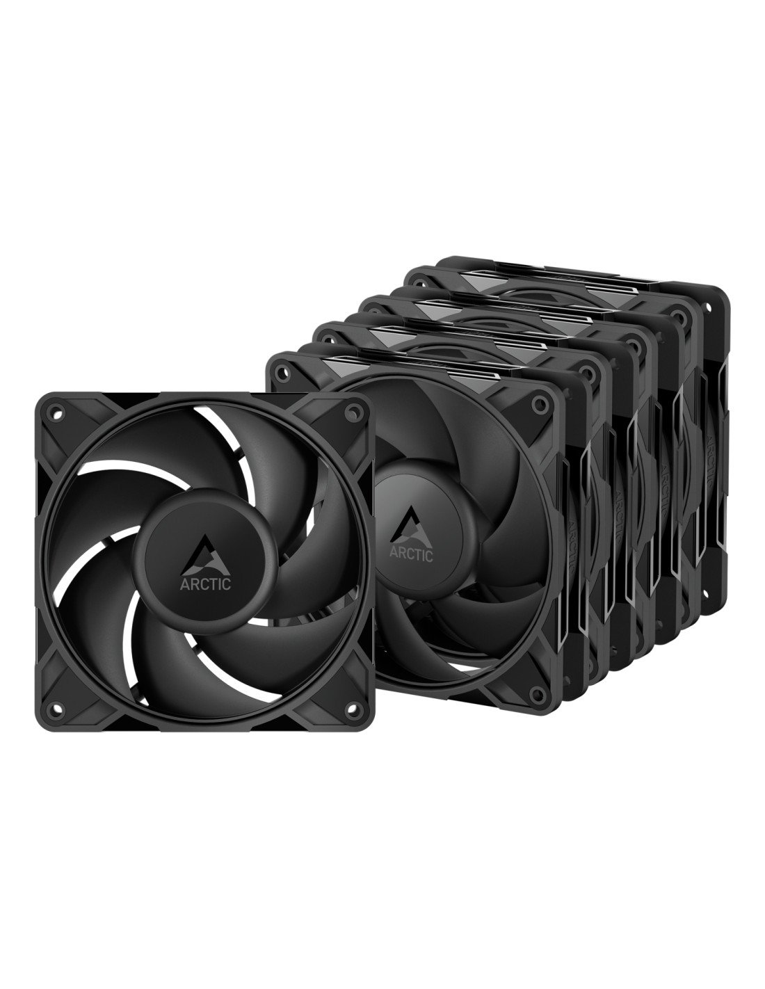 ARCTIC Freezer P12 Pro PST - 5 Pack Carcasa del ordenador Ventilador 12 cm Negro 5 pieza(s)