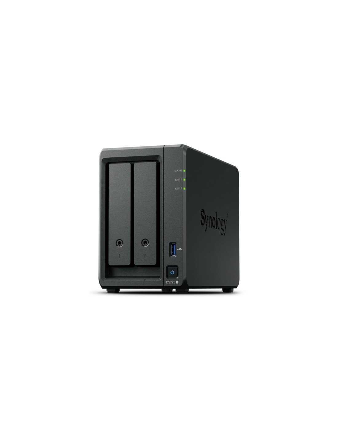Synology DiskStation DS725+ servidor de almacenamiento NAS Ryzen Embedded R1600 4 GB DDR4 0 TB Negro