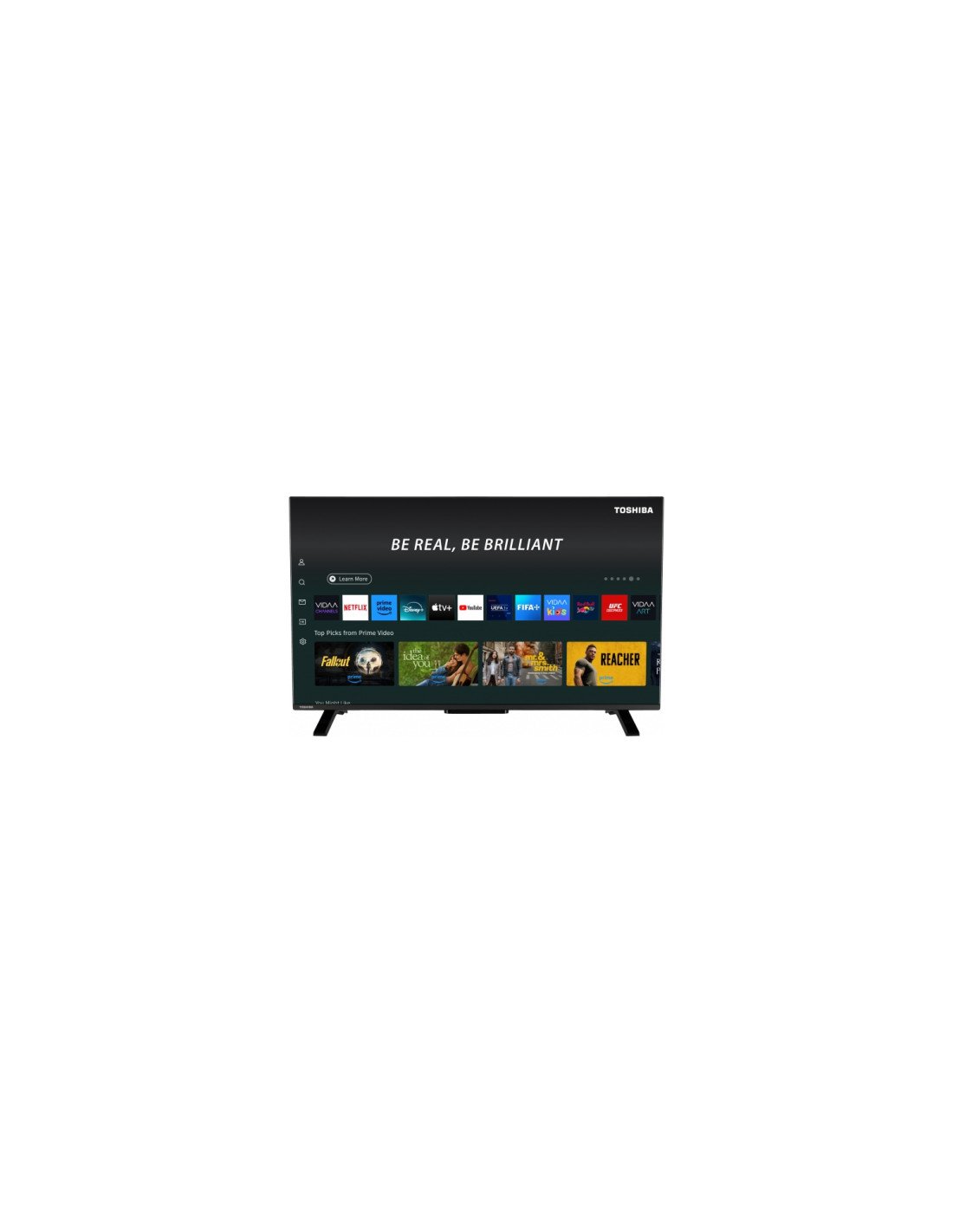 Toshiba 40QV2F63DG Televisor 101,6 cm (40") Full HD Smart TV Negro 220 cd / m²
