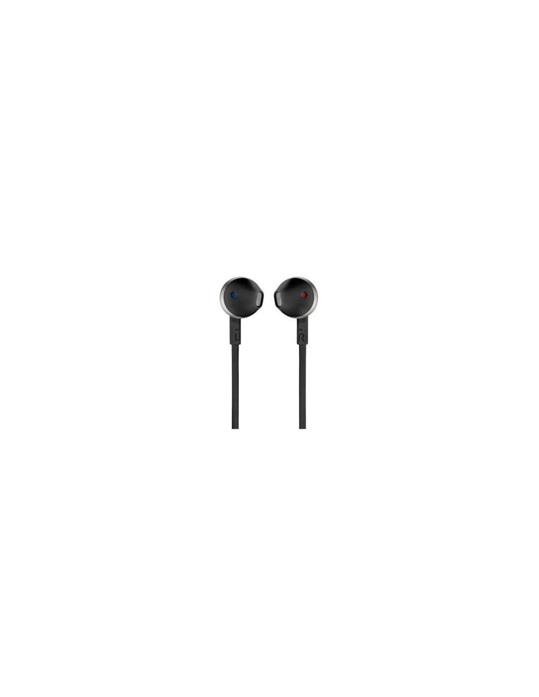 AURICULARES JBL T205 PURE BASS DRIVERS 12.5MM CABLE PLANO ERGONOMIA COMFORT-FIT NEGRO JBLT205BLK