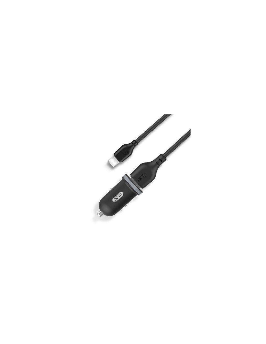PACK CARGADOR MECHERO TZ08 2.1A + CABLE TIPO MICRO USB NEGRO XO
