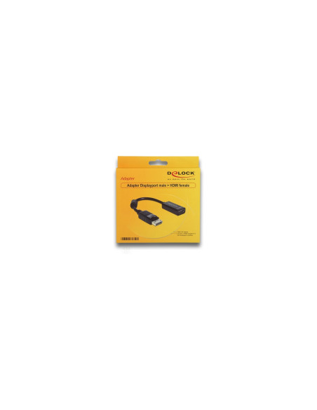 ADAPTADOR DISPLAYPORT M A HDMI H DELOCK 61849
