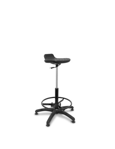 TABURETE MOLINAR CON TOPES NEGRO 315