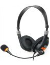 NATEC Drone Auriculares Alámbrico Diadema Llamadas/Música Negro, Naranja