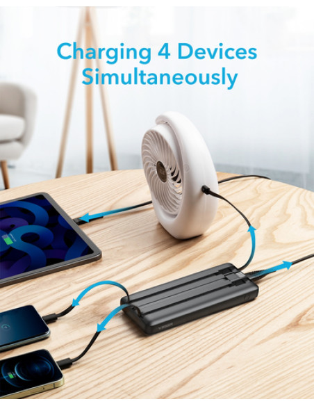 VEGER C10 VG-W1116 PowerBank 10000mAh with cables bulit-in