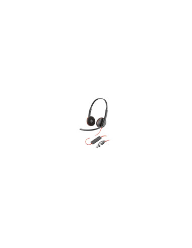 HP Poly Auriculares Poly Blackwire 3220 estéreo USB-C negro +