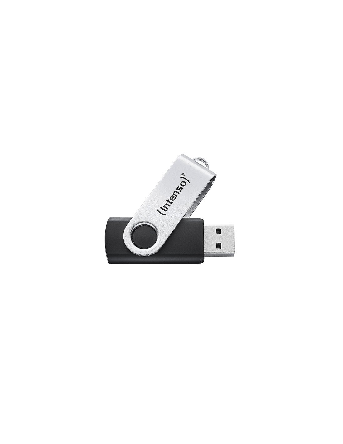 Intenso Memoria USB Office Line, 64 GB, USB-A, 3.2 Gen 1x1, negro-plata
