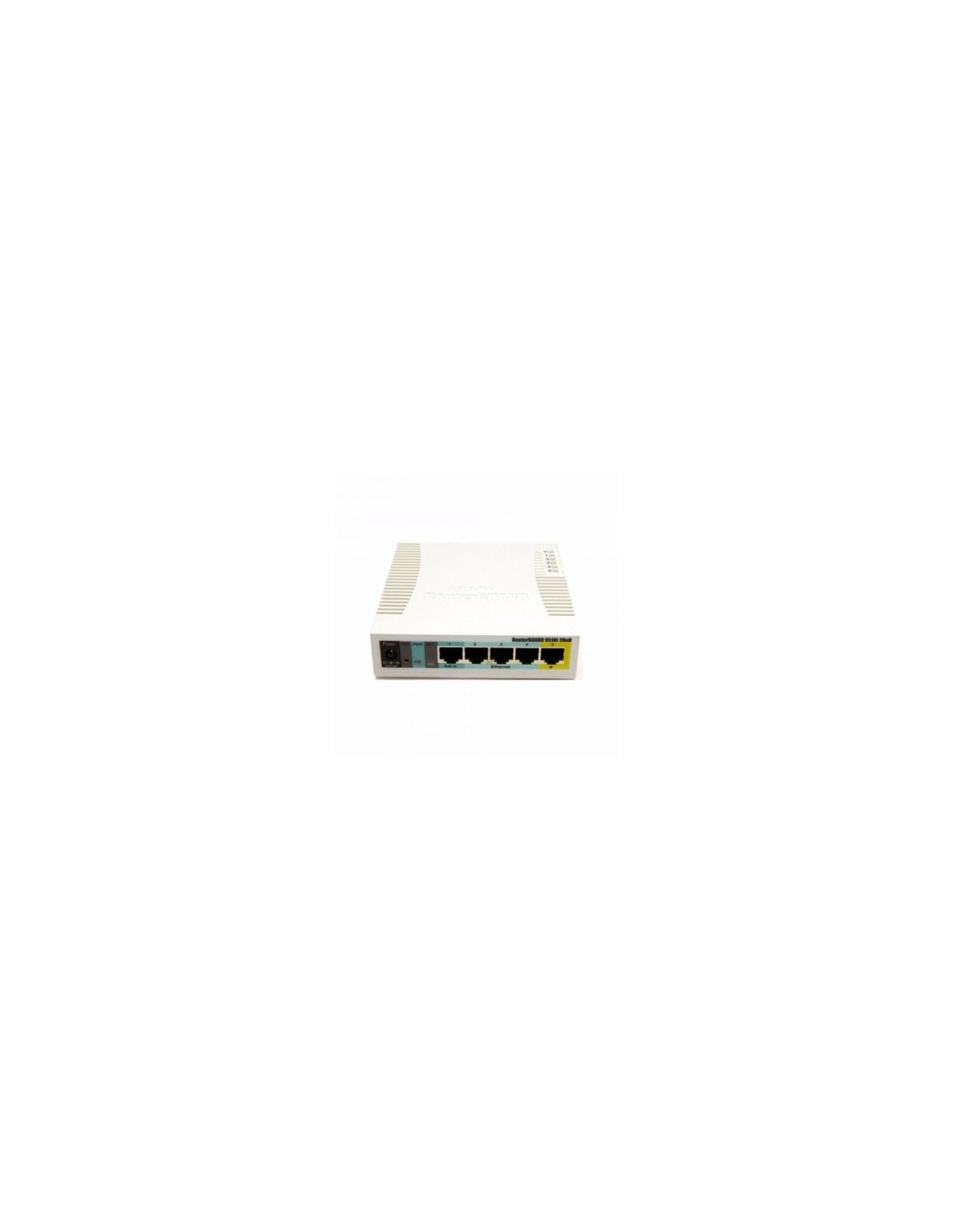 PUNTO DE ACCESO WIFI MIKROTIK 5XLAN POE SOBRE LAN 5 1XUSB 2.0 ROUTER OS L4 BLANCO RB951UI-2HND