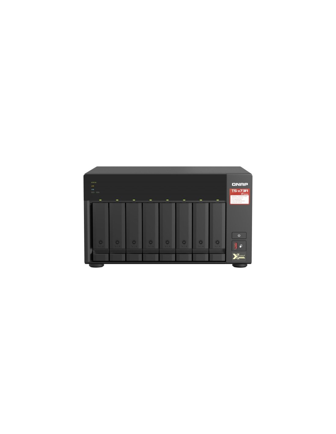 QNAP Servidor de almacenamiento NAS Torre Ethernet V1500B Negro