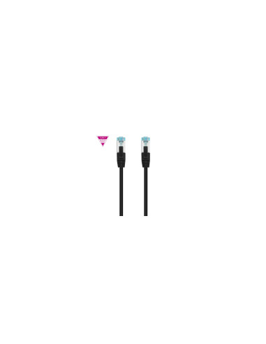 Nanocable Cable de Red Cat.7 600MHZ LSZH SFTP PIMF AWG26, Negro, 50 cm