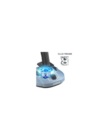 Thrustmaster TCA Sidestick Airbus edition Negro, Azul USB Palanca de