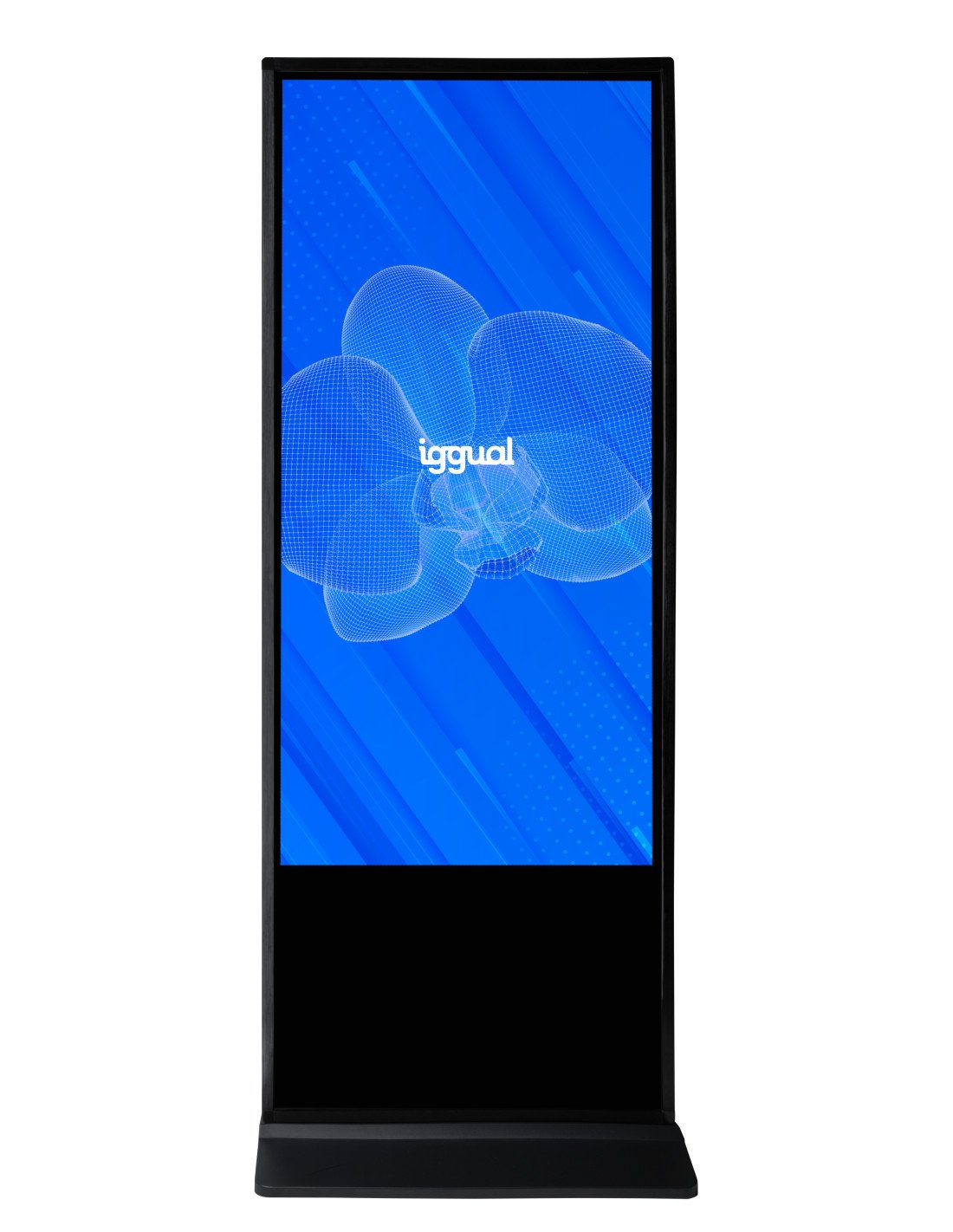 iggual ORCHID TI-55 Alto Brillo Diseño de quiosco 139,7 cm (55") LCD Wifi 1500 cd / m² 4K Ultra HD Negro Pantalla táctil Procesa