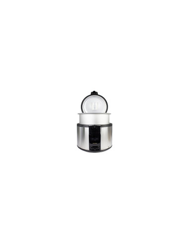 Cuckoo SR-4600 arrocera 4,6 L Negro, Acero inoxidable