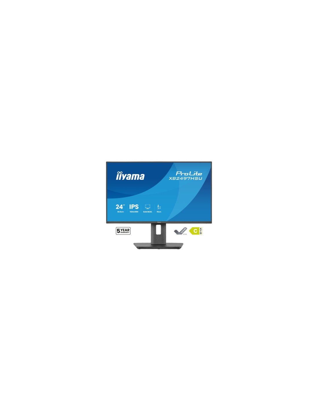 iiyama ProLite XB2497HSU-B1 pantalla para PC 60,5 cm (23.8") 1920 x 1080 Pixeles Full HD LED Negro
