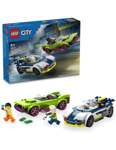 LEGO 60415 City Coche de Policía y Potente Deportivo
