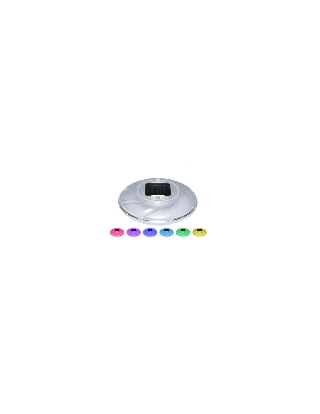 LUZ SOLAR RGB FLOTANTE 18CM PARA PISCINAS BESTWAY