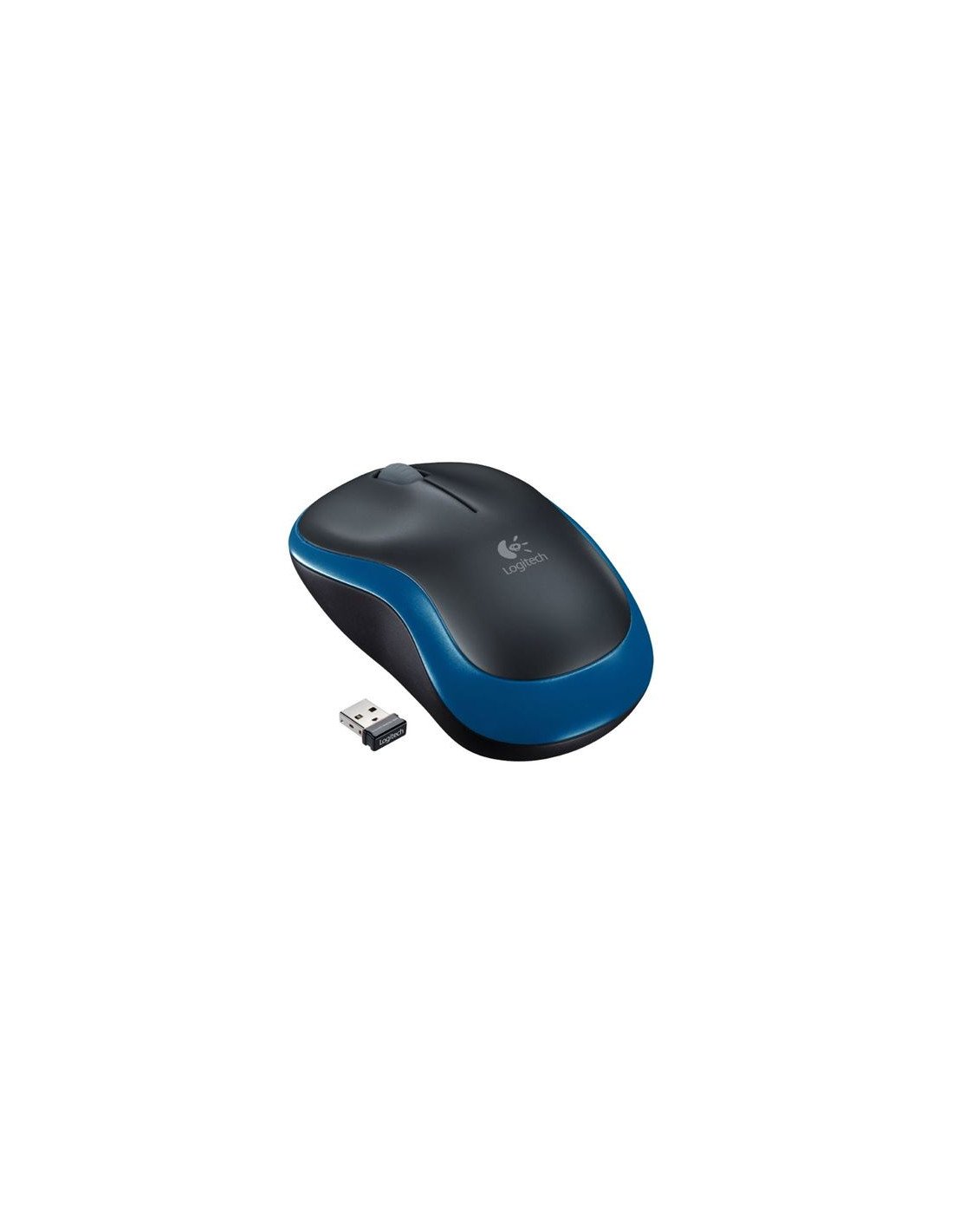 RATON OPTICO LOGITECH M185 WIRELESS AZUL