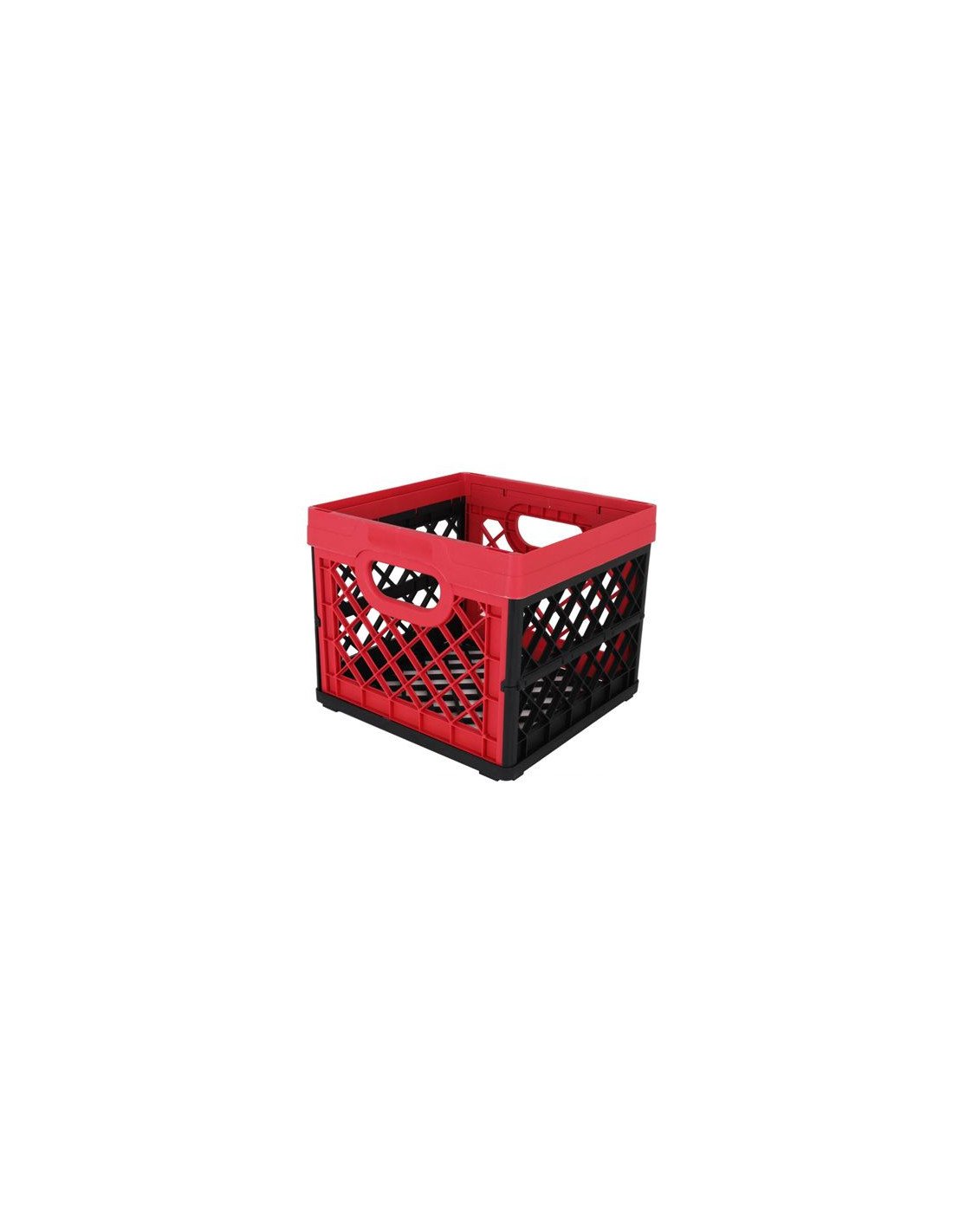 CAJA PLEGABLE 25 LITROS ROJA NEGRO TONTARELLI