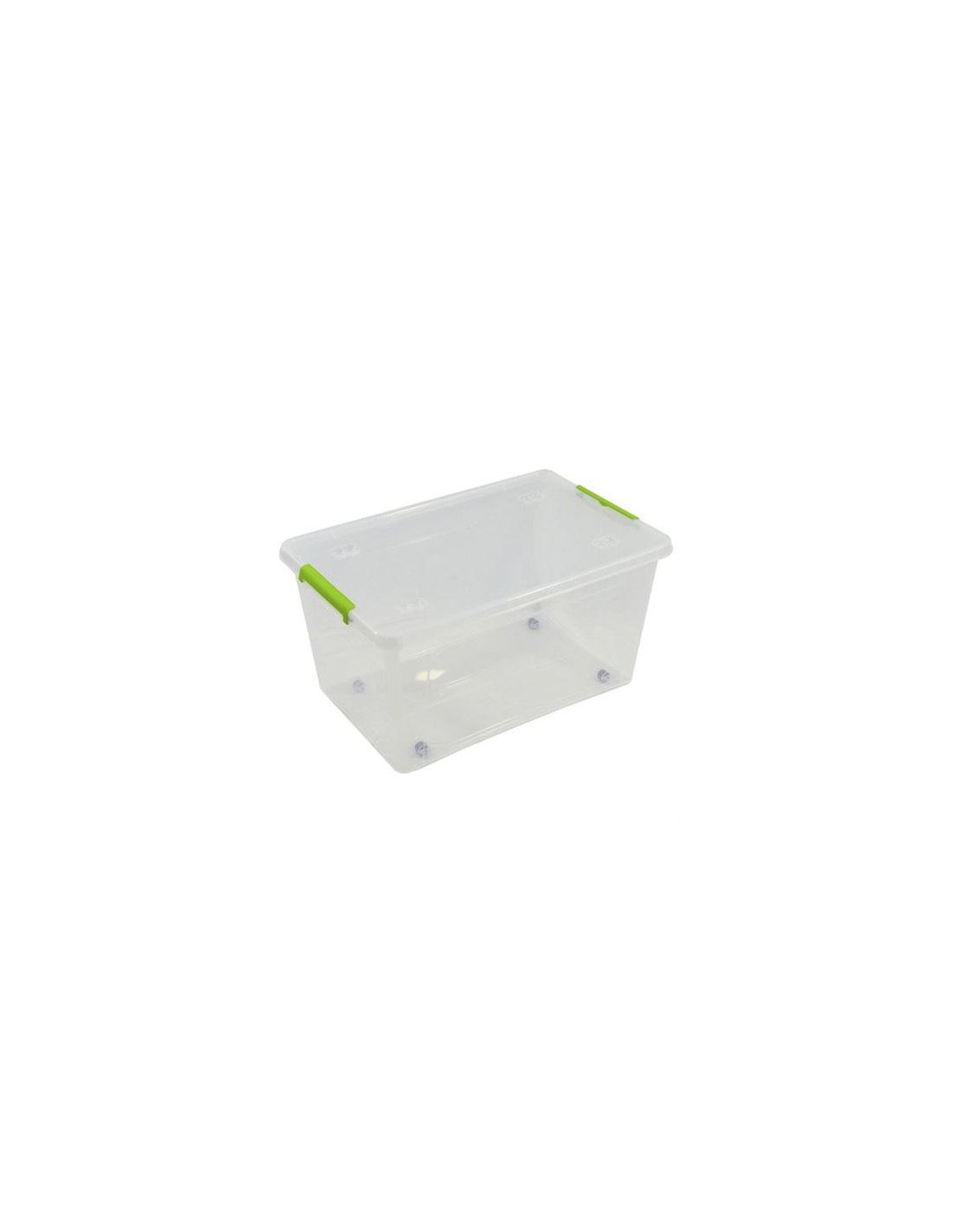 CAJA ORGANIZADORA CON TAPA, RUEDAS Y CIERRES 585X390X300MM ARTPLAST