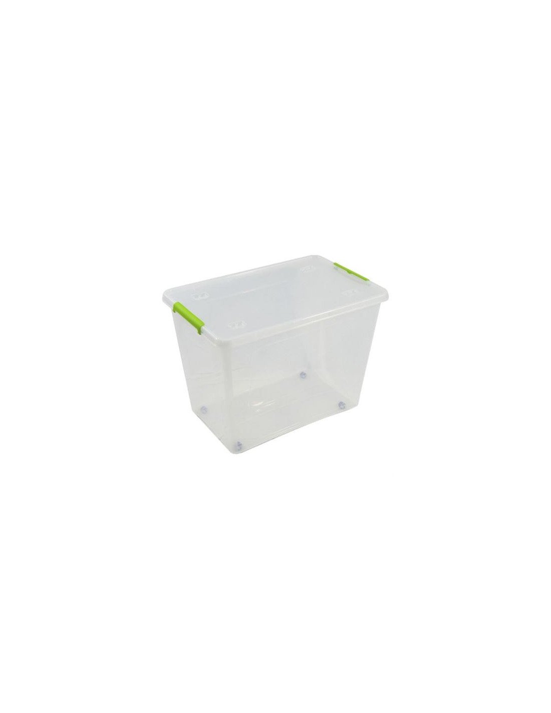 CAJA ORGANIZADORA CON TAPA, RUEDAS Y CIERRES 585X390X410MM ARTPLAST