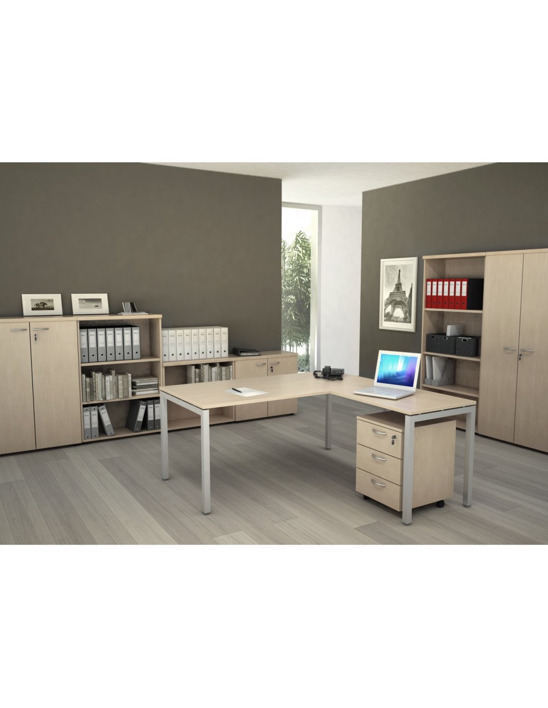 ArtExport EstanterÍ­a media PRESTO  haya 80X35X120