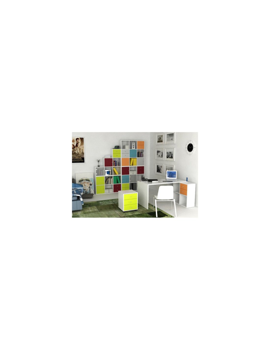 ArtExport Mesa escritorio HOME OFFICE 2767 blanca