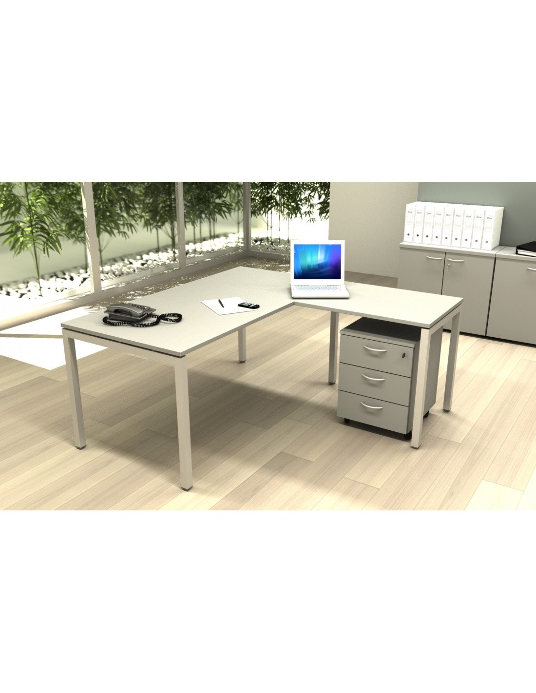 ArtExport MESA VENERE 160 GRIS 4 PATAS