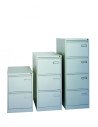 Archivador Bisley 4 cajones A4-folio 62cm gris