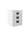 Cajonera Bisley 3 cajones personales. Móvil 40cm Gris
