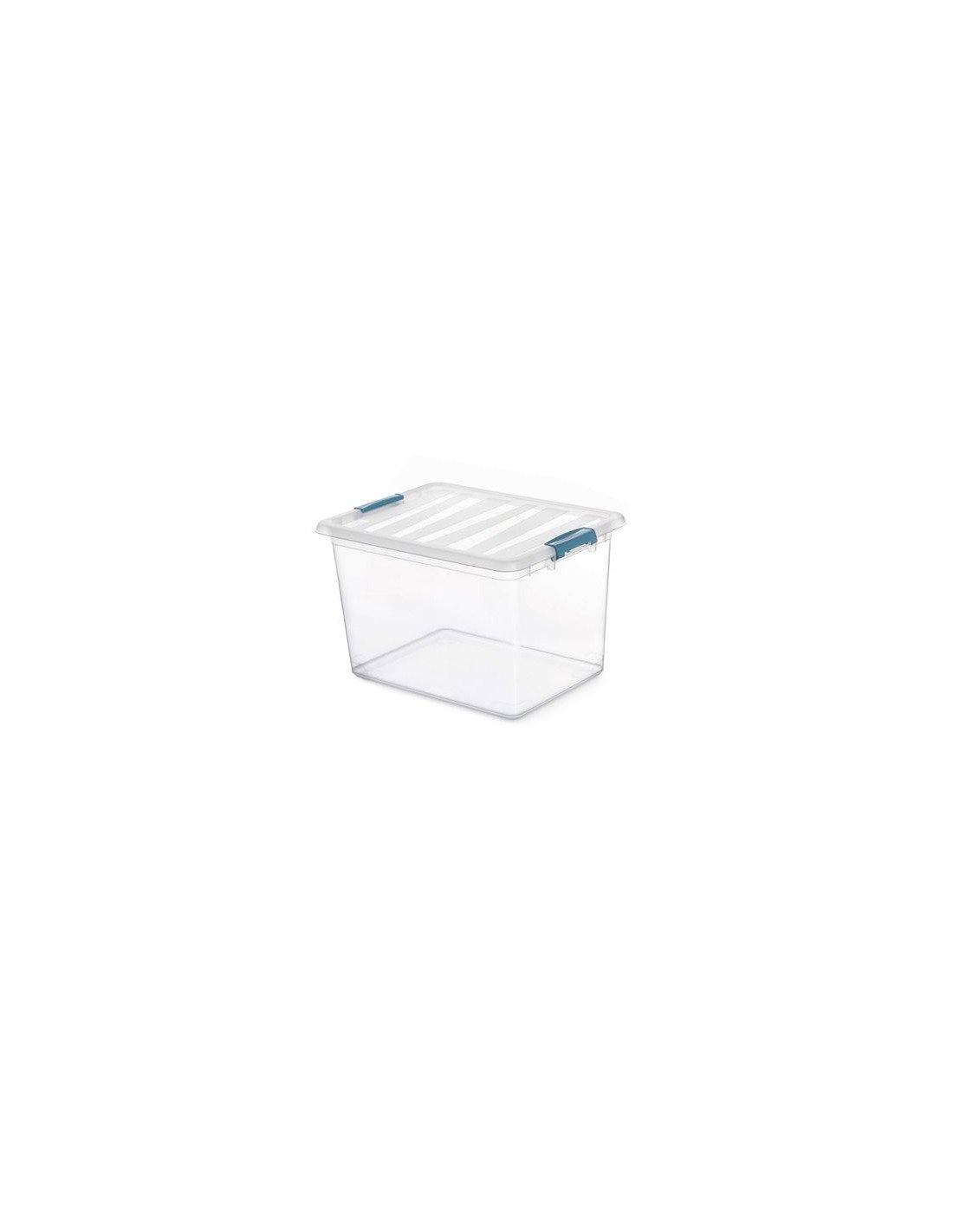 CAJA KATLA TRANSPARENTE 20 LITROS CON ASAS ERGONOMICAS 39X29X25.5CM