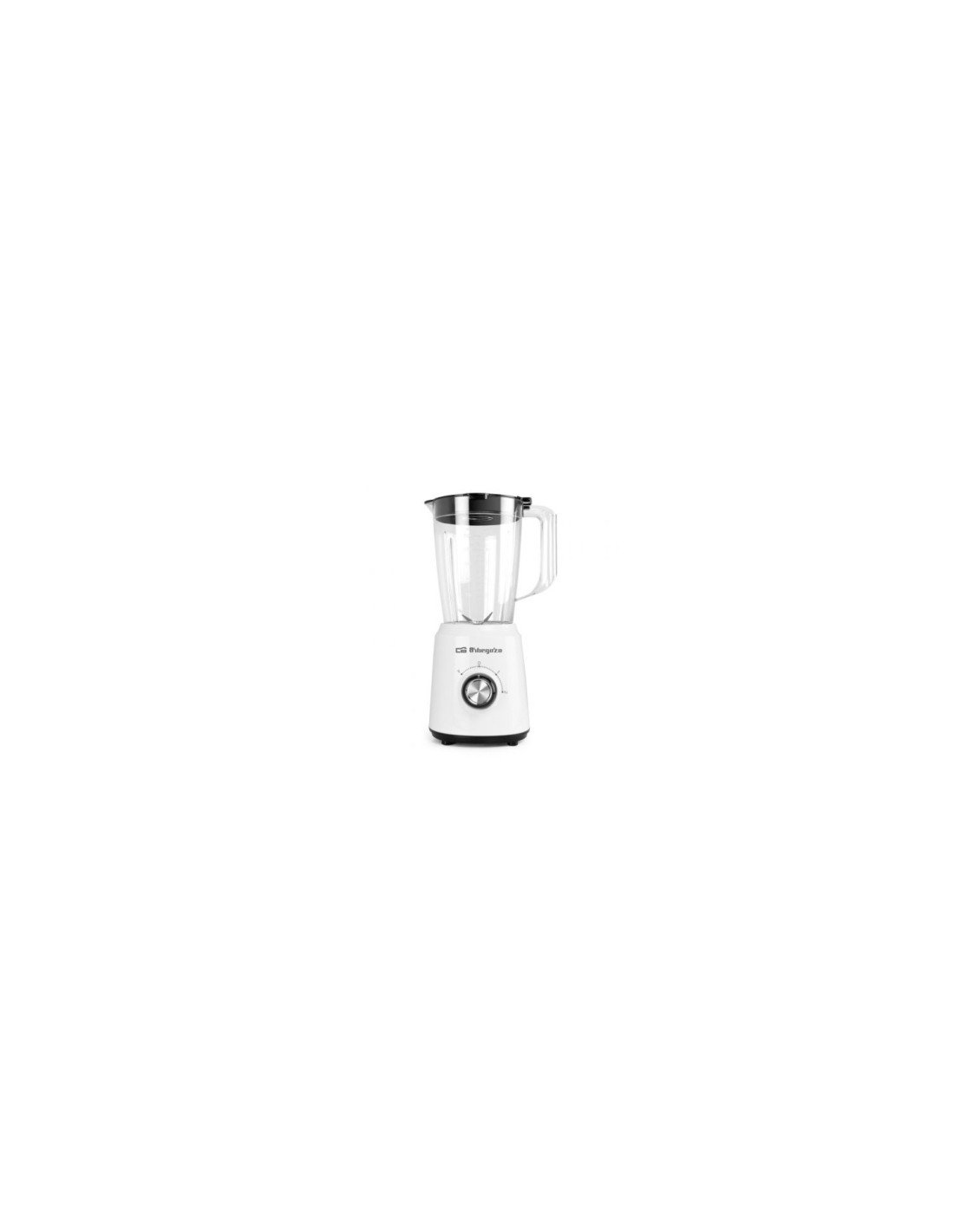 Batidora de vaso orbegozo bv 5035 500w 2 velocidades capacidad 1.5l blanco 17664