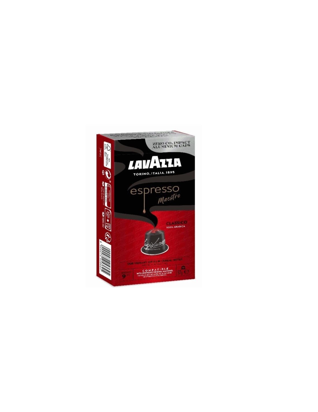 Cápsula Lavazza Espresso Maestro Clásico para cafeteras Nespresso/ Caja de 10
