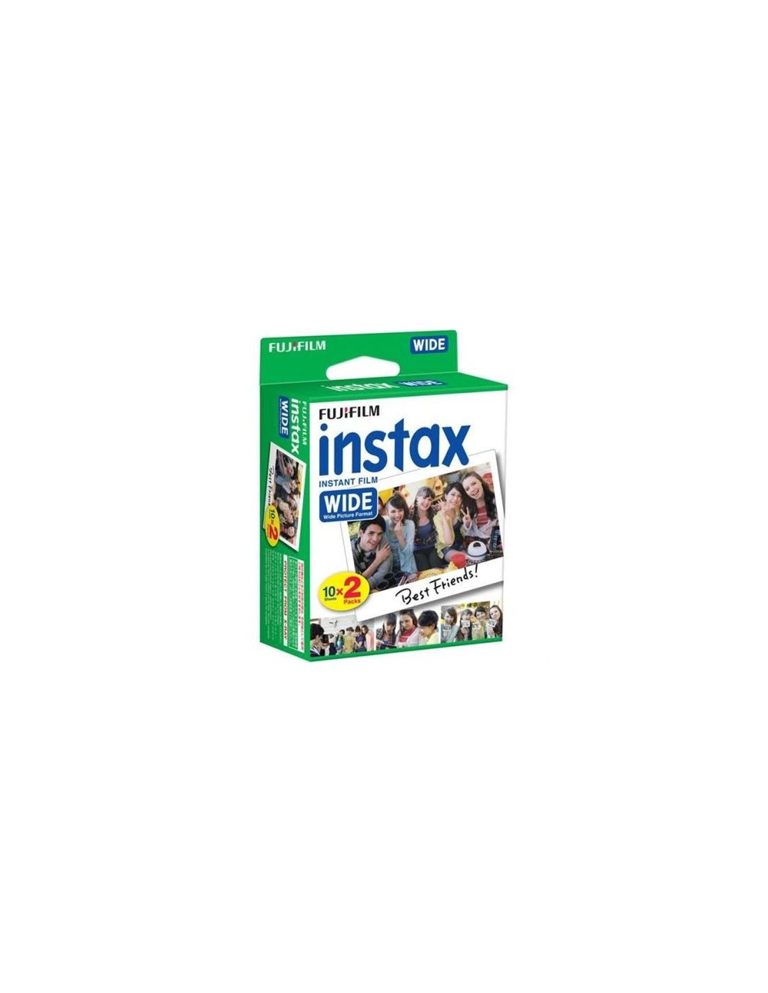 PACK 20 PELICULAS DE FOTO INSTANTANEAS 99X62MM INSTAX