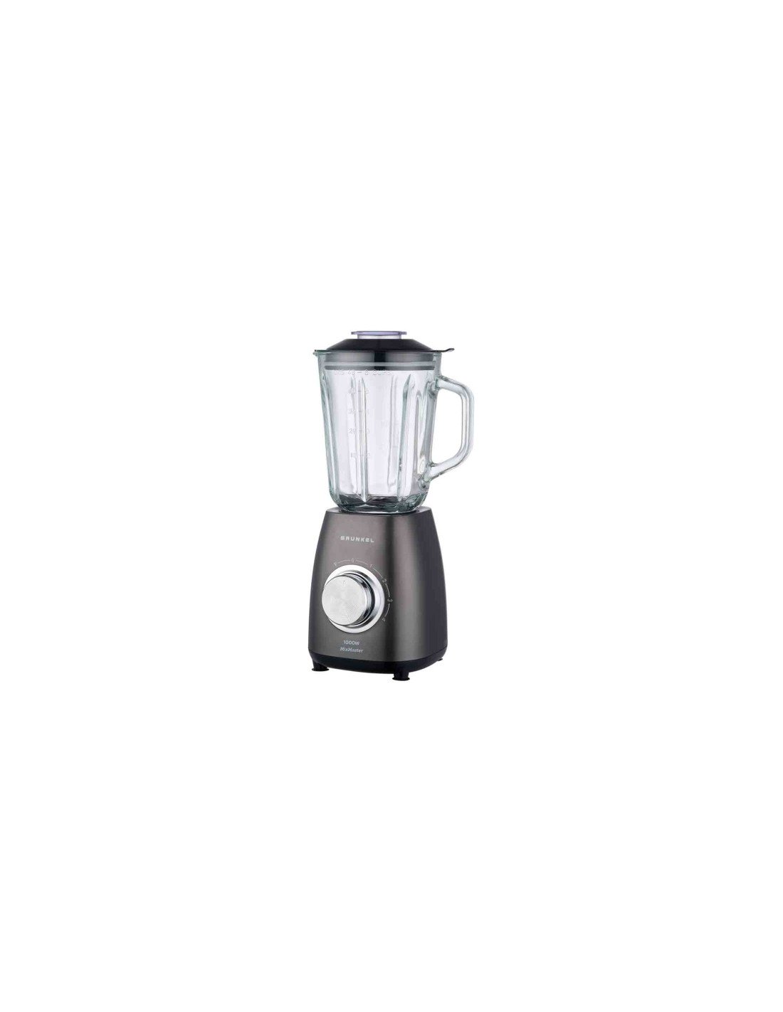 Grunkel BAT-1000MIXMASTER licuadora 1,5 L Batidora de vaso 1000 W Negro, Acero inoxidable, Transparente