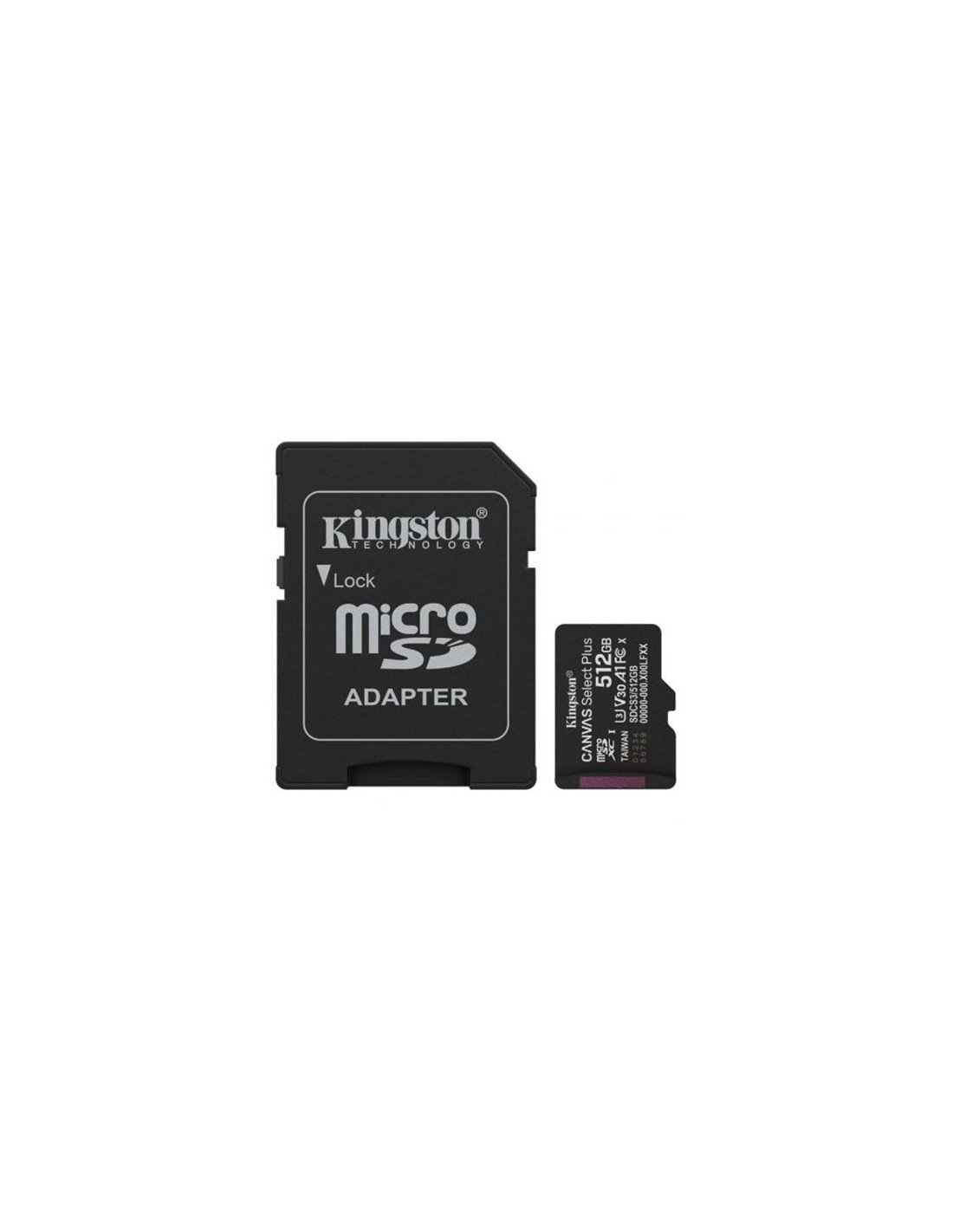 MEMORIA MICRO SD KINGSTON CLASE 10 512GB 150MB/S