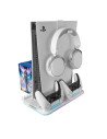 SOPORTE PARA PS5 CON DOBLE CARGADOR DE MANDOS, REFRIGERACIÓN, ALMACENAMIENTO DE JUEGOS, SOPORTE PARA AURICULARES MARS GAMING