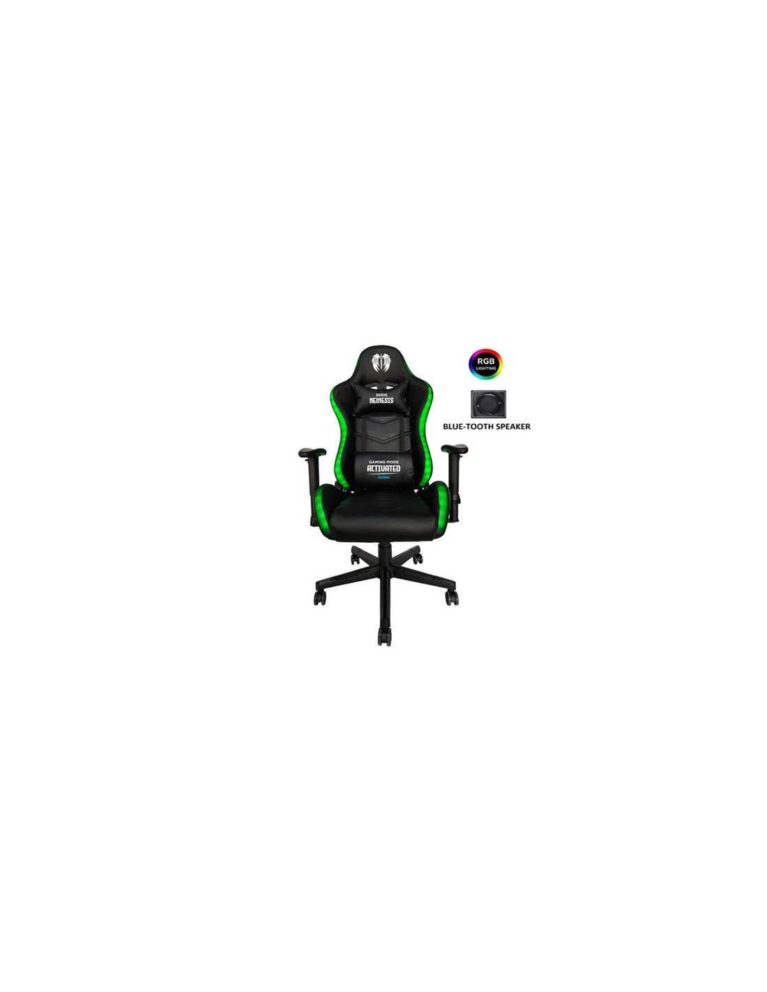 SILLA GAMING RGB + BLUETOOTH NEMESIS CROMAD