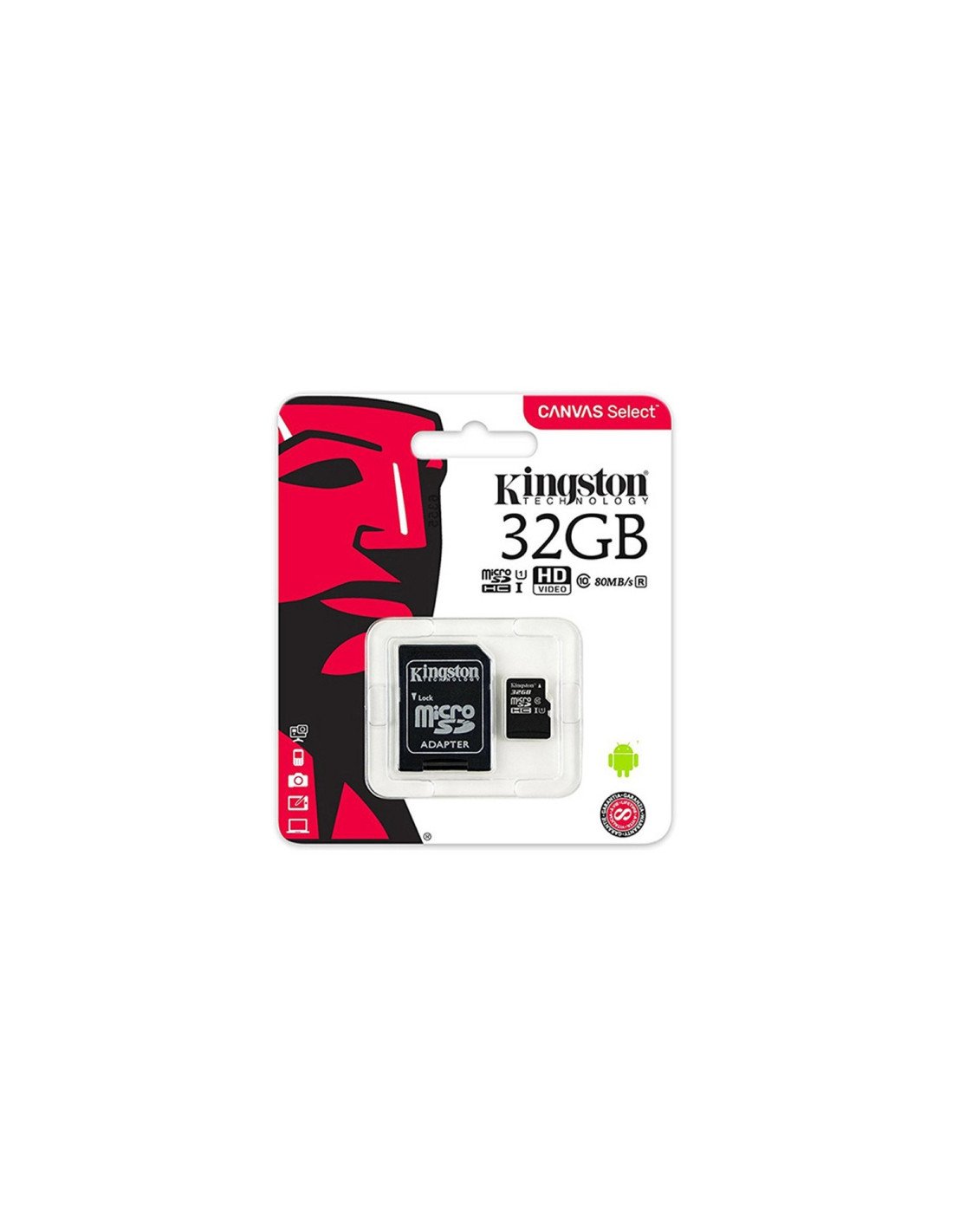 MEMORIA MICROSDHC KINGSTON 32GB SDCS2/32GB