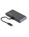 StarTech.com mini dockning station Thunderbolt 3- hdmi 4K 60 Hz usb 2.0 usb 3.2 gen 1 rj45 gris TB3DKM2HDL