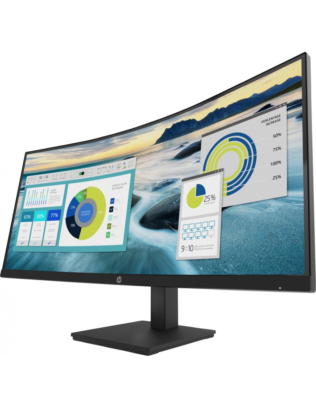 Hp P34hc G4 monitor 34p led curvo negro