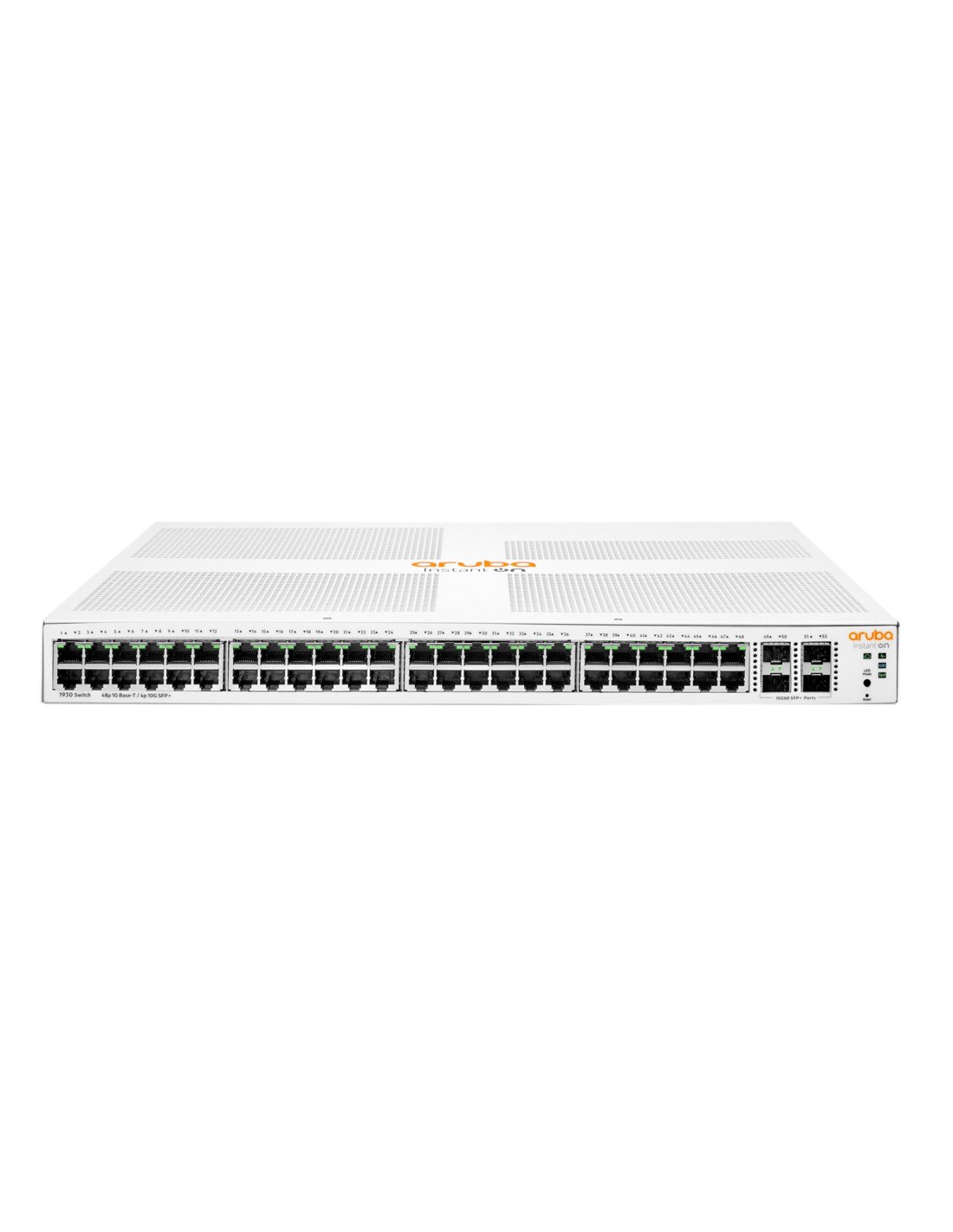 Aruba Instant On 1930 48G Class4 PoE 4SFP/SFP+ 370W Gestionado L2+ Gigabit Ethernet (10/100/1000) EnergÍ­a sobre Ethernet (PoE) 