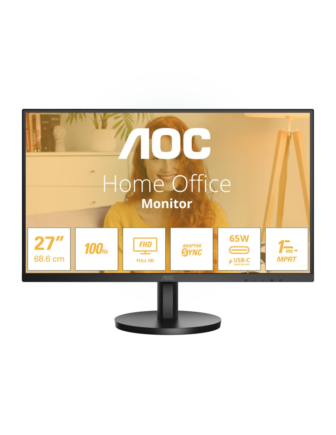 AOC 27B3CA2 pantalla para PC 68,6 cm (27") 1920 x 1080 Pixeles Full HD LED Negro